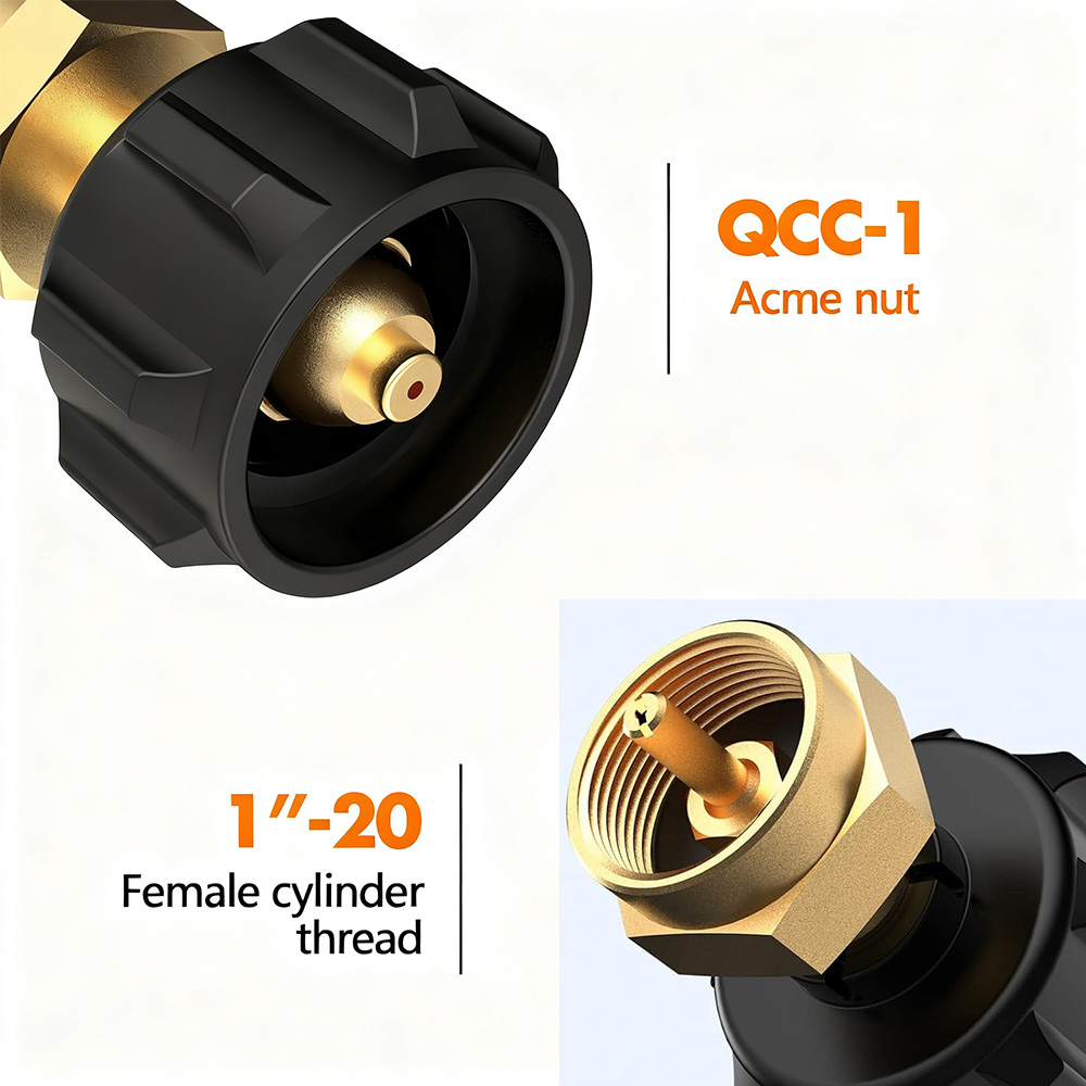 Home Cooking Gas - 1pc Propane Refill Adapter for 1