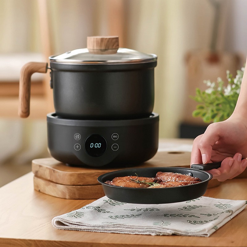 Crepe Pan Nonstick - 110V/220V Multi-function Electric Cooking Pot Non-stick