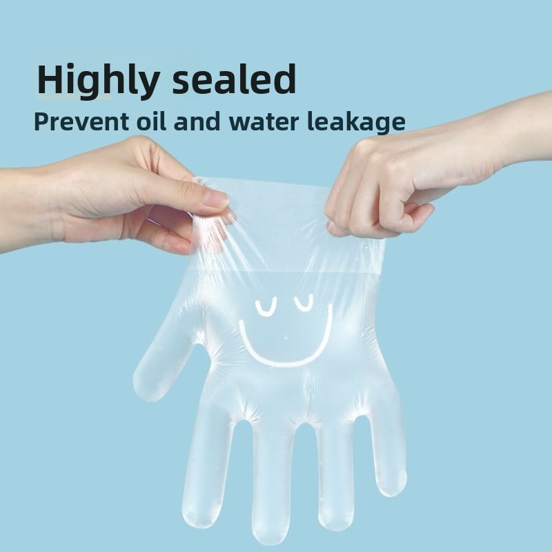 Home Cooking Oil Disposal - Disposable Gloves Individually Wrapped Transparent Kitchen