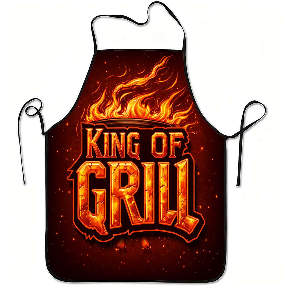Home Cooking Ideas - 1 Piece of Bbq King Apron,