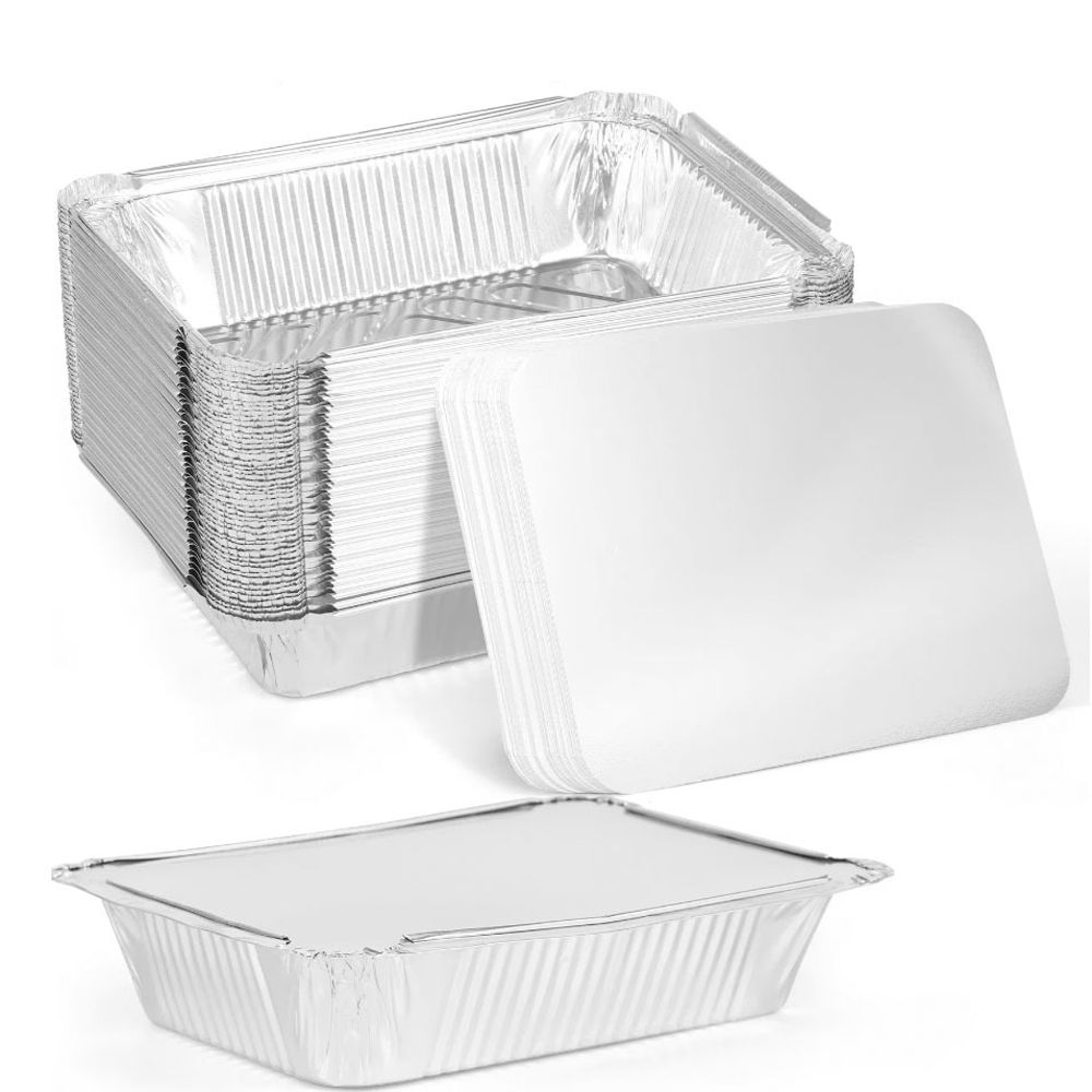 Home Cooking Help - 10PCS New With Lids Aluminum Foil