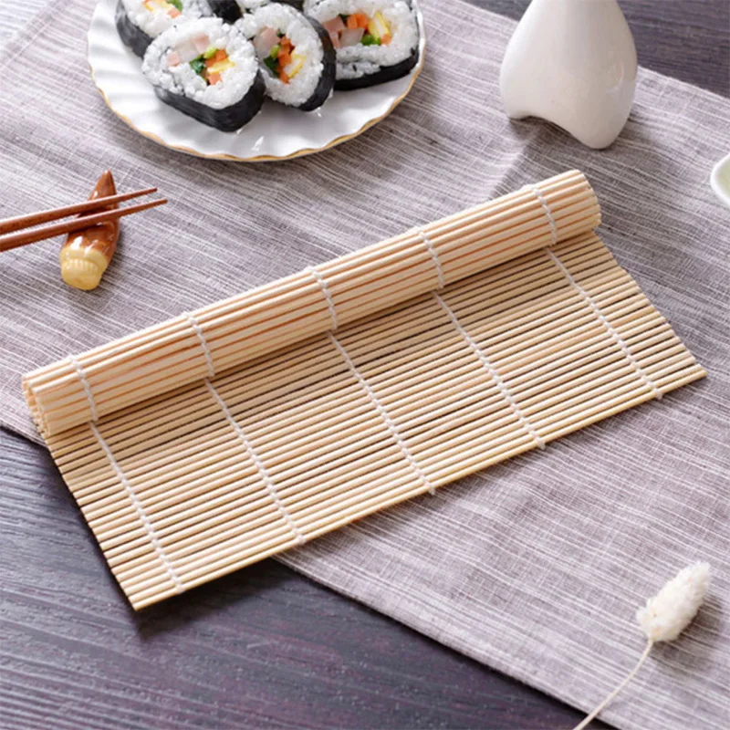 Sushi Mat Bamboo - Exquisite Bamboo Sushi Mat with White