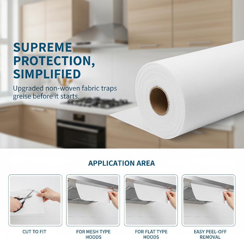 Home Cooking Oil Disposal - Non Woven Disposable Kitchen Oil Absorbing