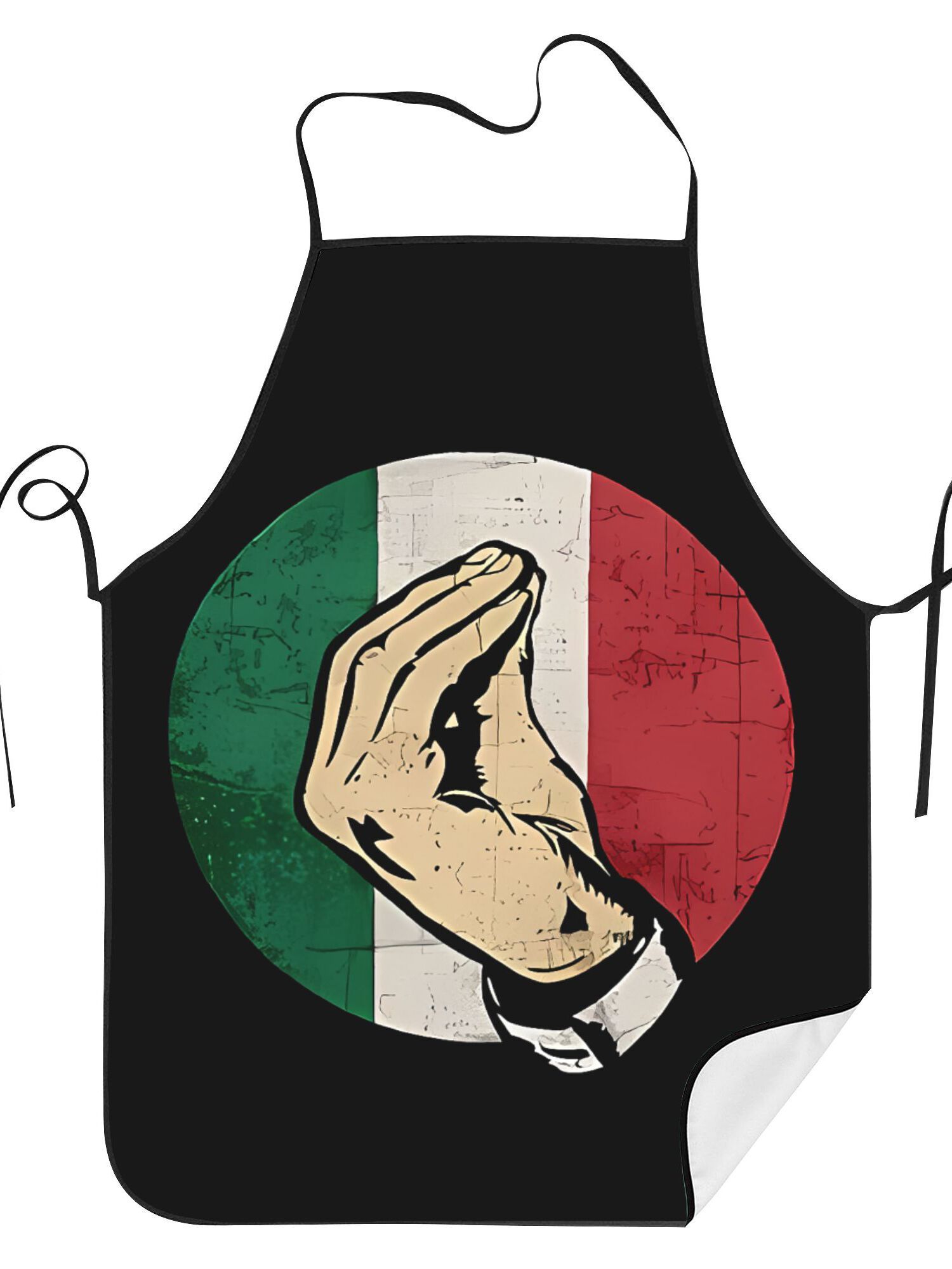 Home Cooking In Italian - Funny Italian Hand Gesture Kitchen Apron