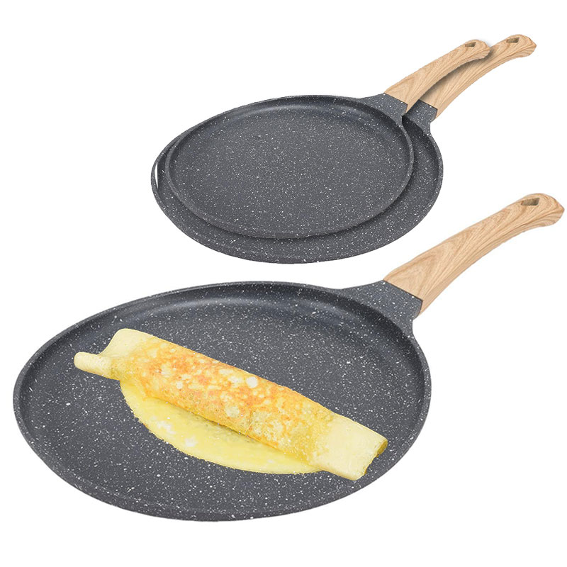 Crepe Pan Nonstick - Ceramic Coating Egg Pancake Griddle Pan