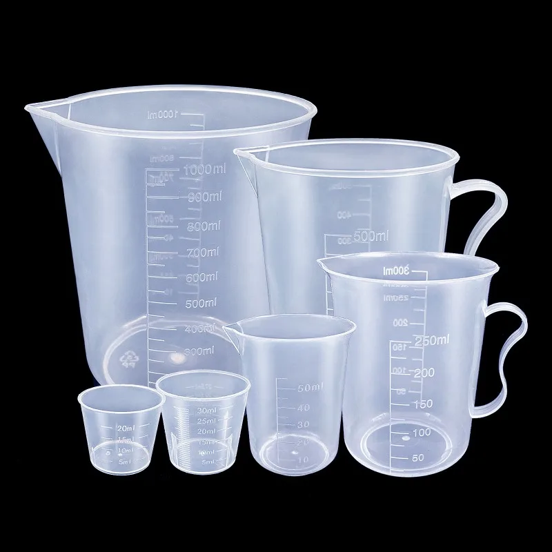Home Cooking Help - 6Pcs Plastic Measuring Cups Set -