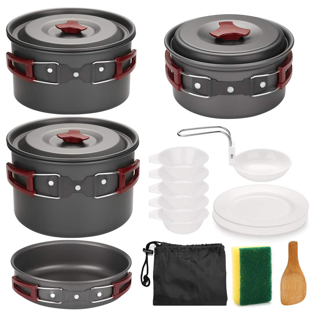 Crepe Pan Nonstick - Outdoor Camping Cookware Kit Non Stick