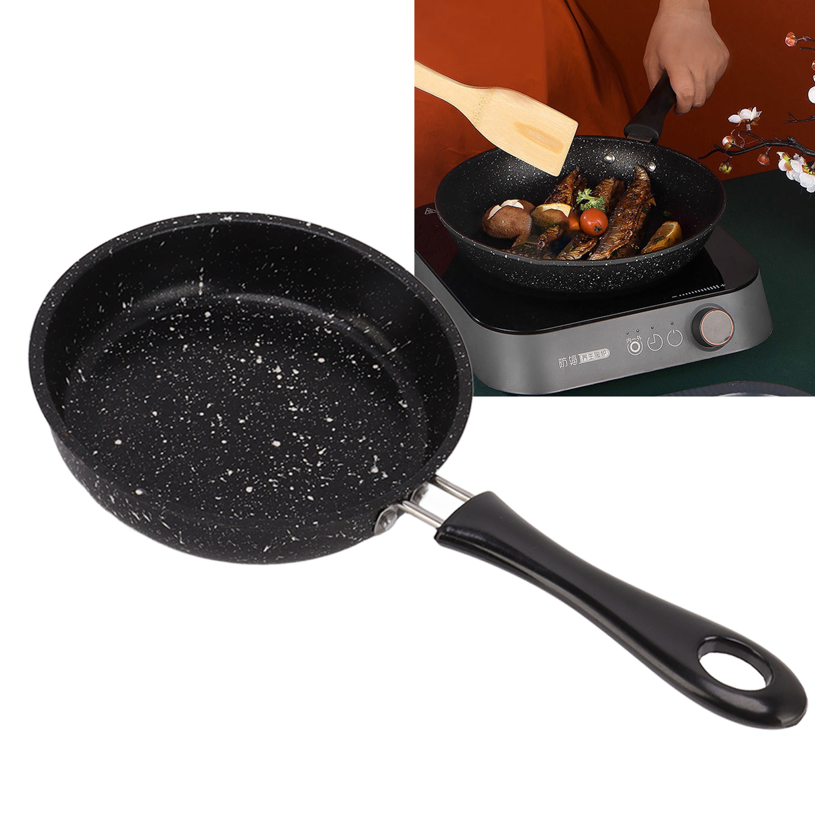 Crepe Pan Nonstick - Frying Pan Stainless Steel Egg Pan