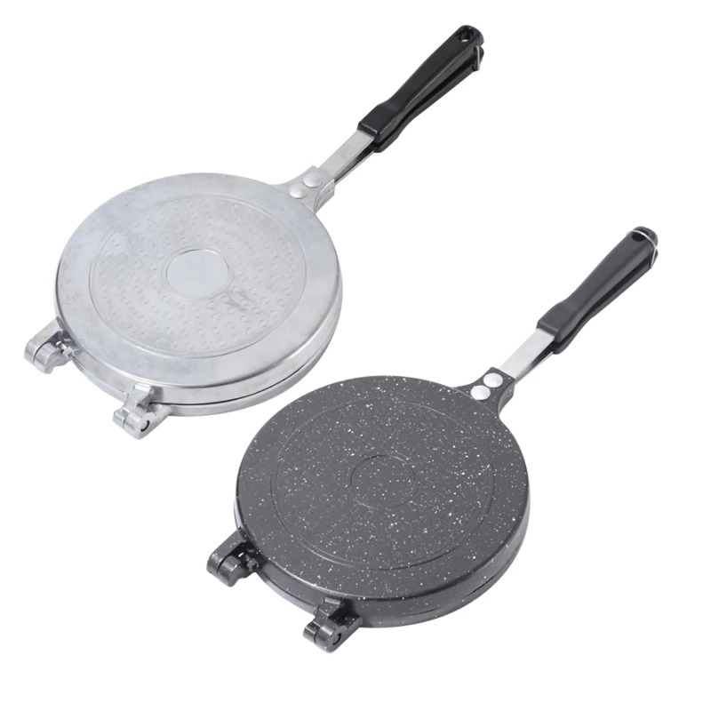 Crepe Pan Nonstick - Double Sided Frying Pan Aluminum Alloy