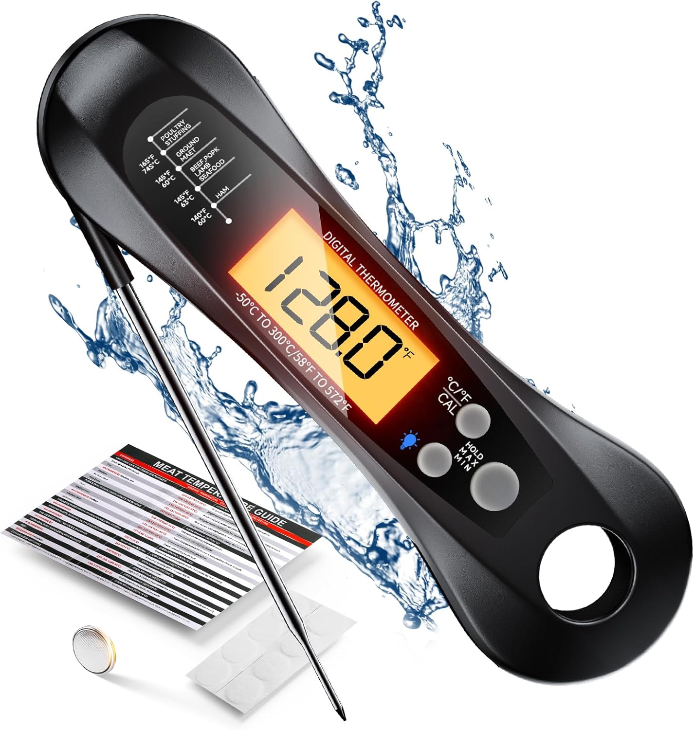 Digital Meat Thermometer Water - Home Cooking Help recension och pris