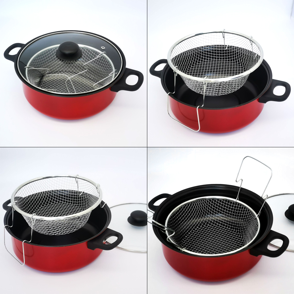 Deep Fry Pot Apartment Fryer N - Crepe Pan Nonstick recension och pris