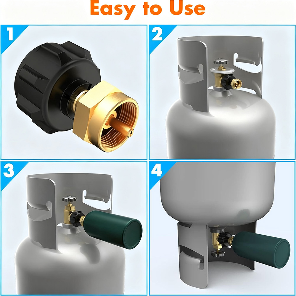 1pc Propane Refill Adapter for - Home Cooking Gas recension och pris