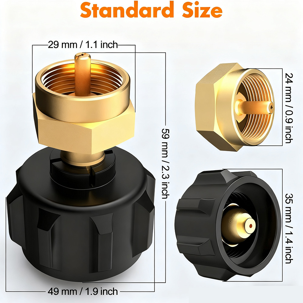 1pc Propane Refill Adapter for - Home Cooking Gas recension och pris