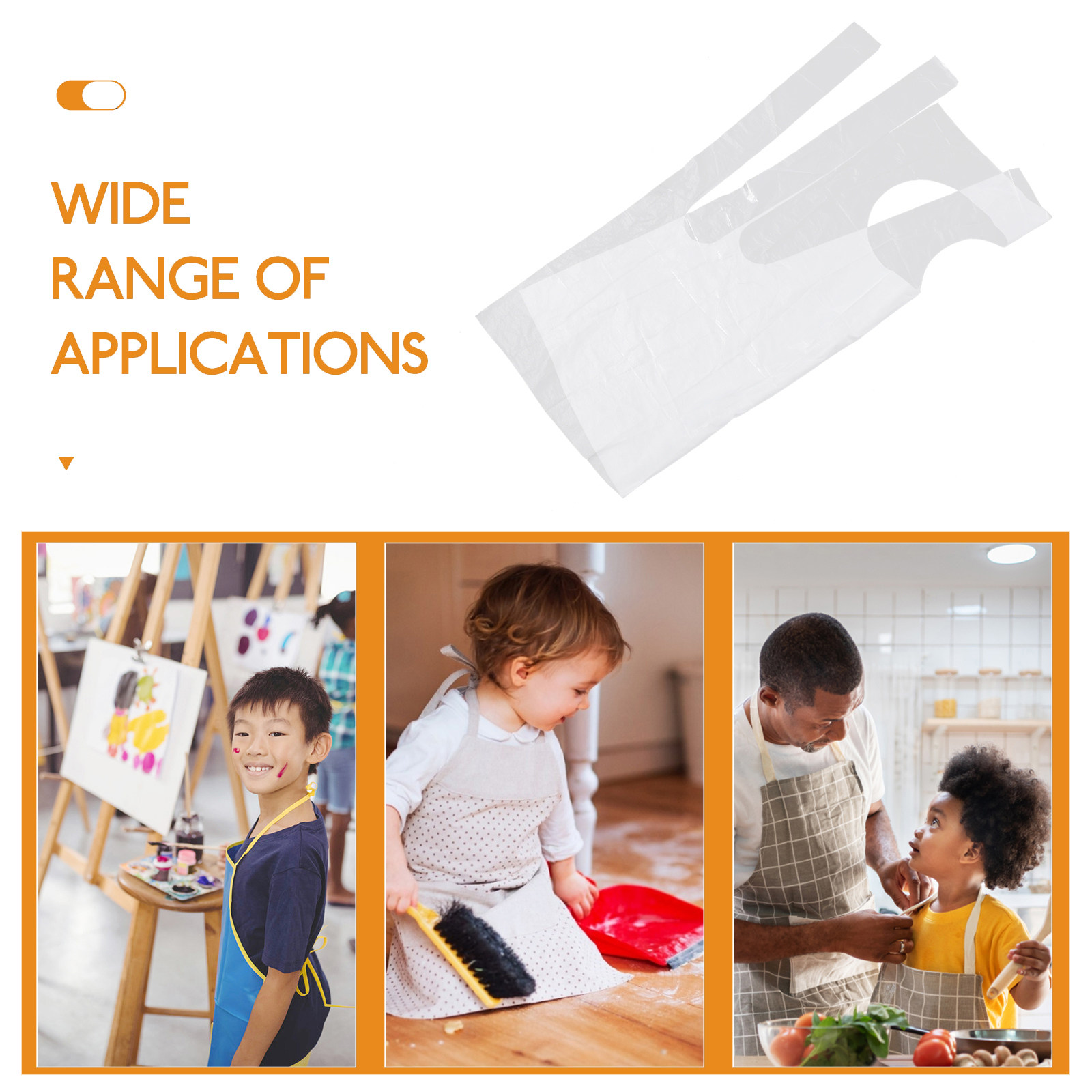 25Pcs Children Disposable Apro - Home Cooking Oil Disposal recension och pris