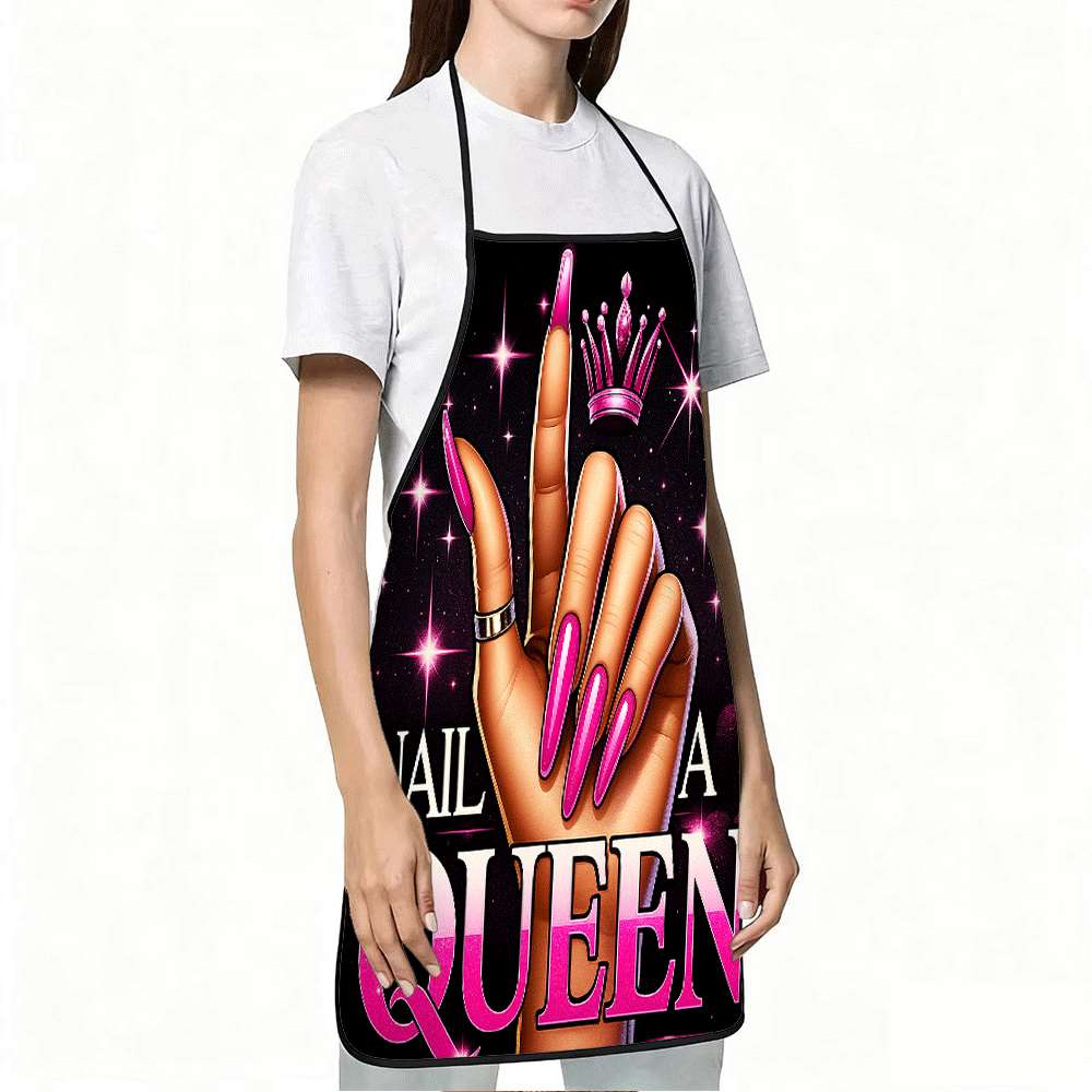 1 Trendy Nail Art-Themed Apron - Home Cooking Ideas recension och pris