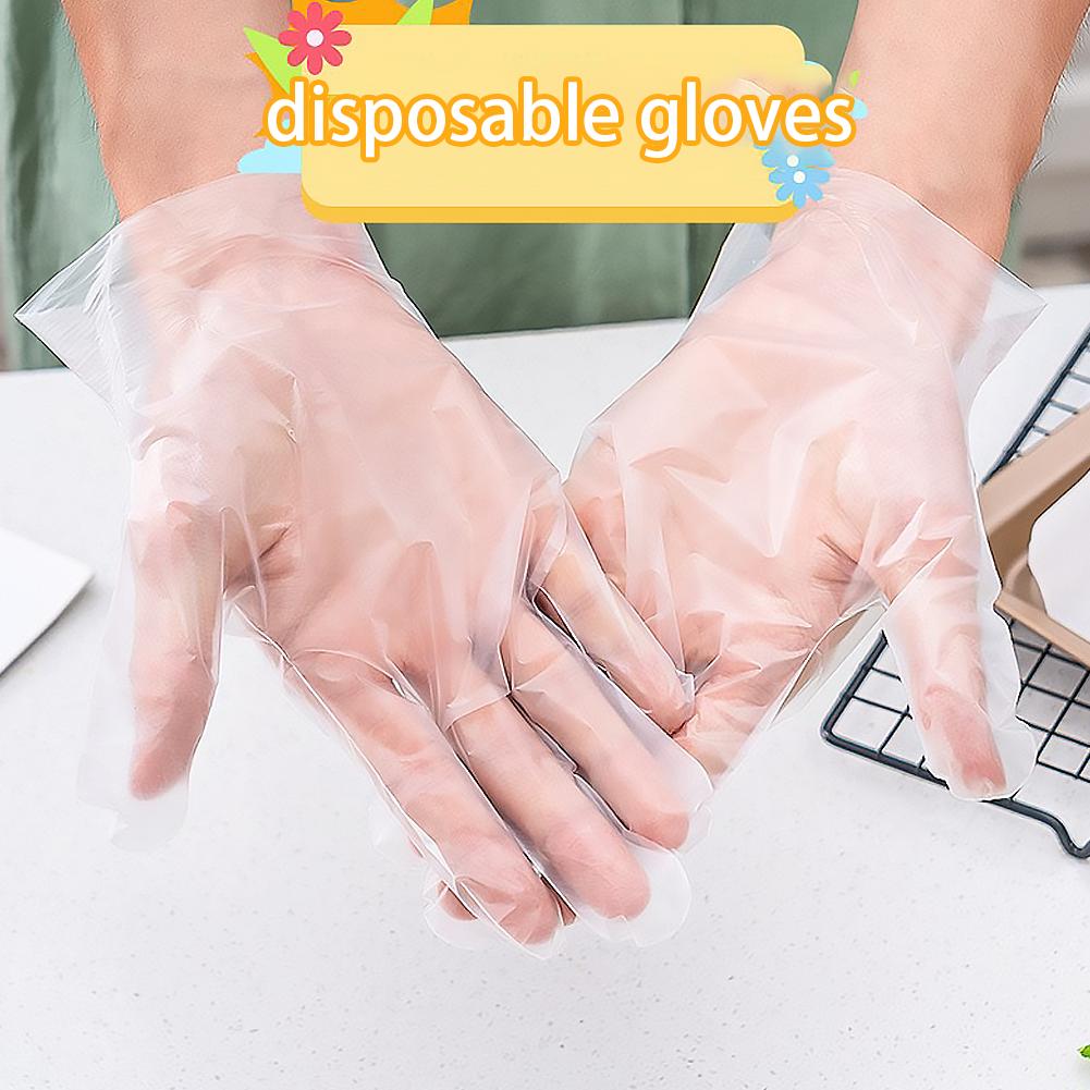 100pcs/set Disposable TPE Glov - Home Cooking Oil Disposal recension och pris