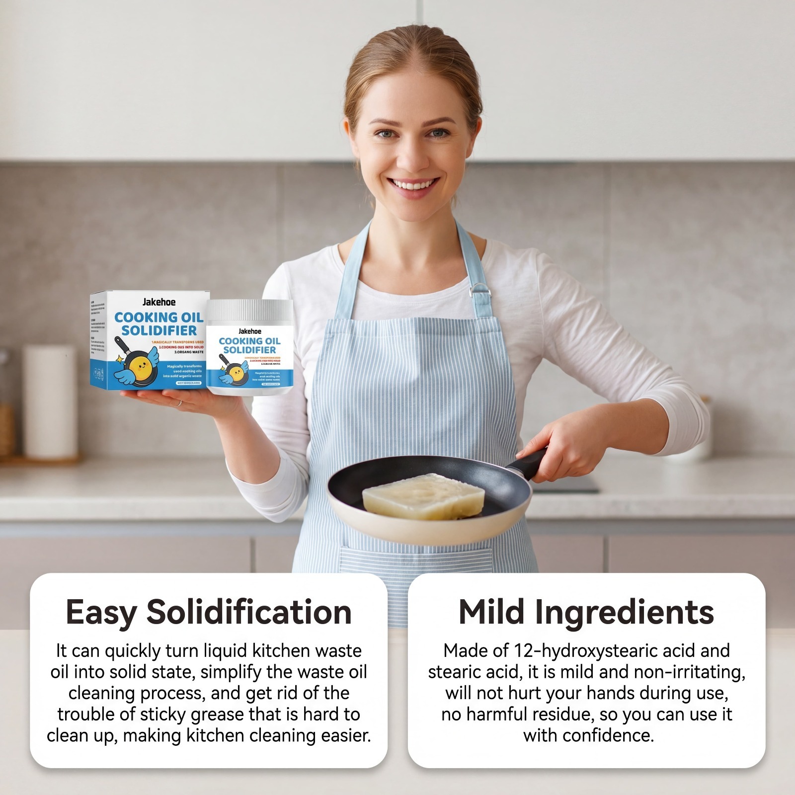 Cooking Oil Solidifier Powder  - Home Cooking Oil Disposal recension och pris
