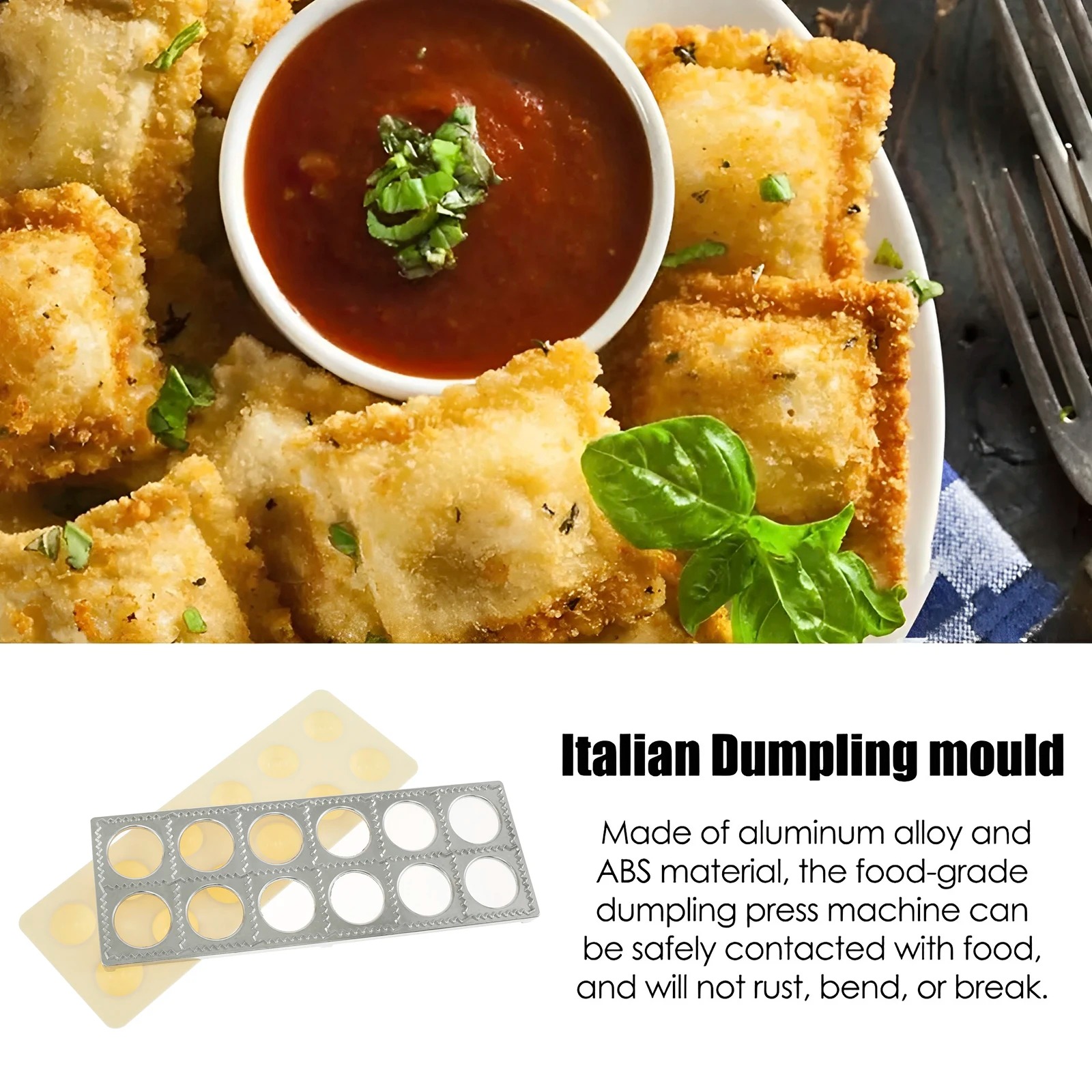 Dumpling Mold 12 Holes Ravioli - Home Cooking Help recension och pris