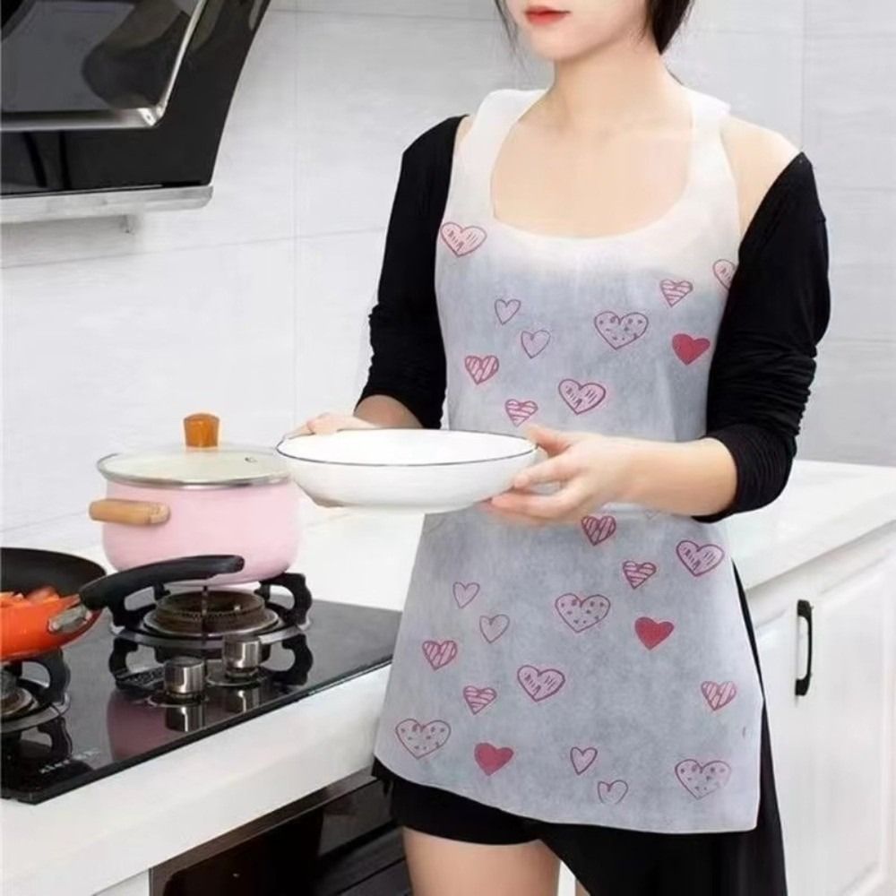 10Pcs/Bag Heart Printed Dispos - Home Cooking Oil Disposal recension och pris