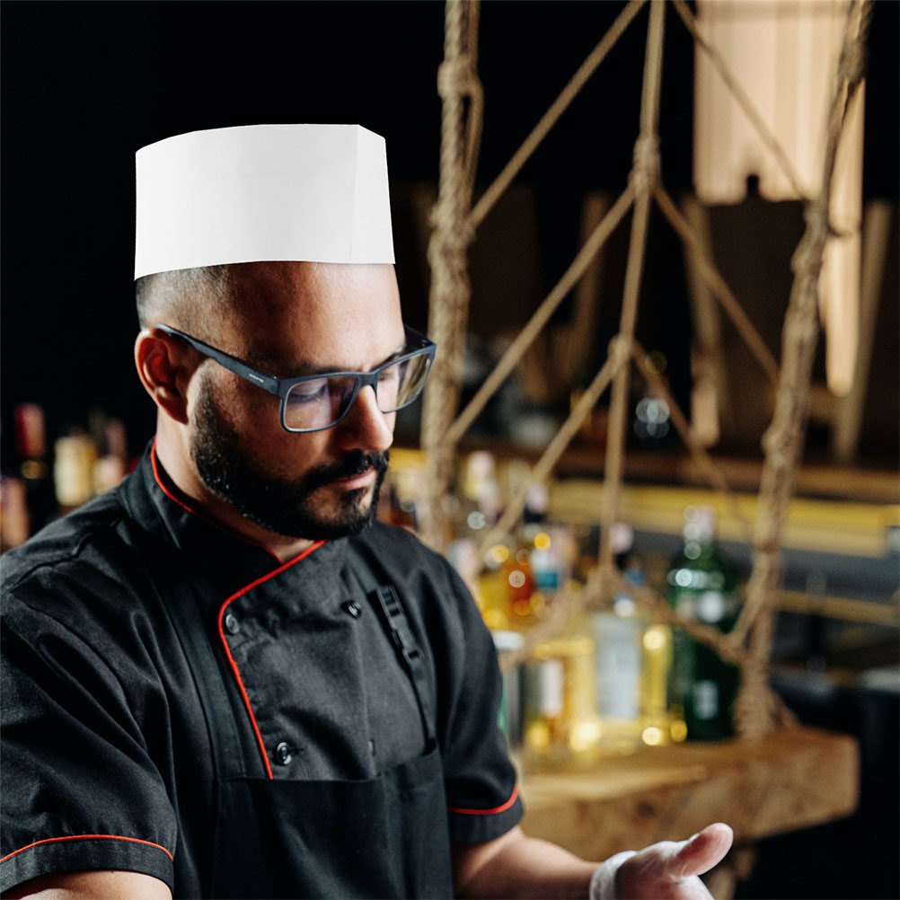 50Pcs Chef Hats Disposable Coo - Home Cooking Classes recension och pris