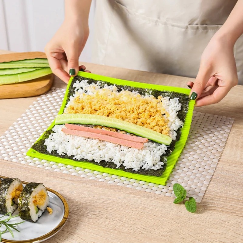 Imitation Bamboo Silicone Sush - Sushi Mat Bamboo recension och pris