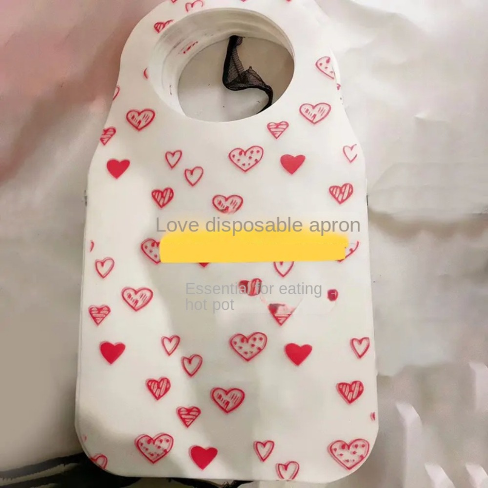 10Pcs/Bag Heart Printed Dispos - Home Cooking Oil Disposal recension och pris