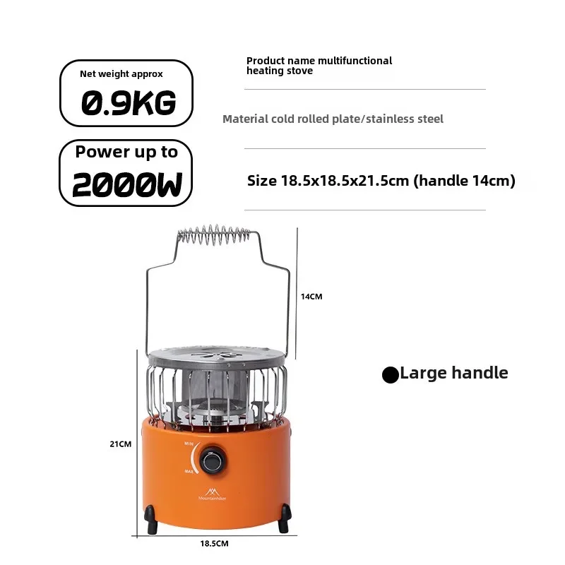 MOUNTAINHIKER Portable 2000W G - Home Cooking Gas recension och pris