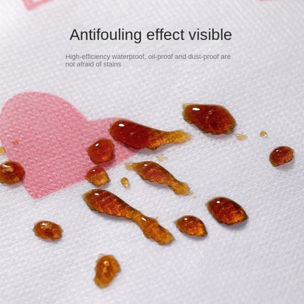 10Pcs/Bag Heart Printed Dispos - Home Cooking Oil Disposal recension och pris