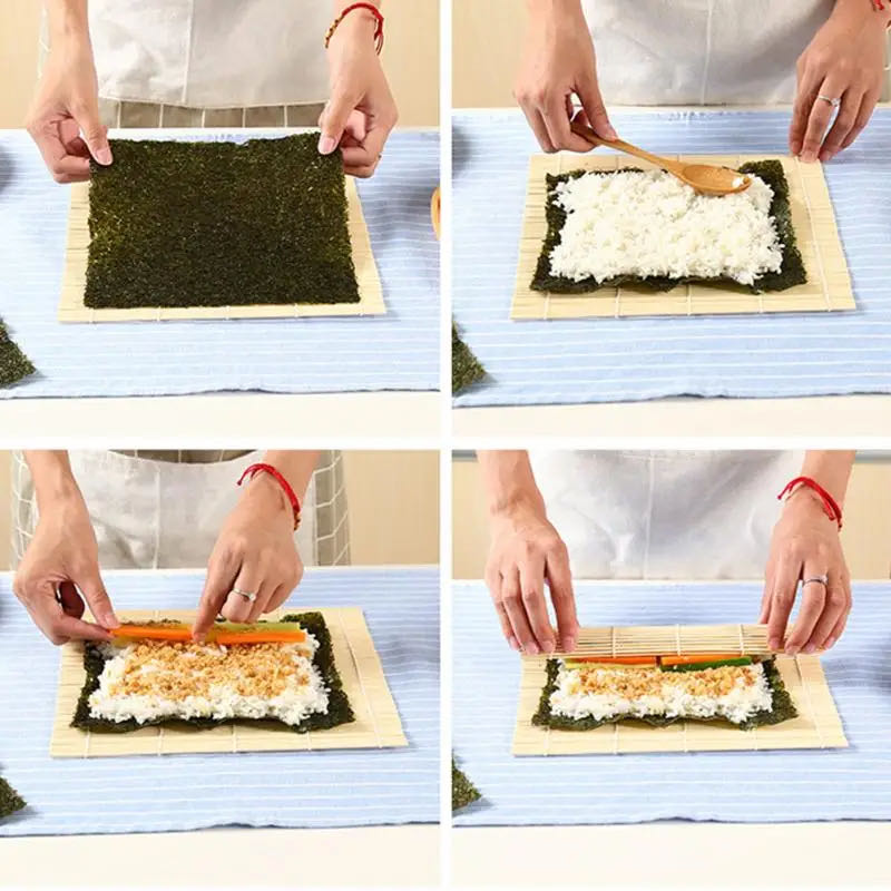 DIY Bamboo Sushi Maker Rolling - Sushi Mat Bamboo recension och pris