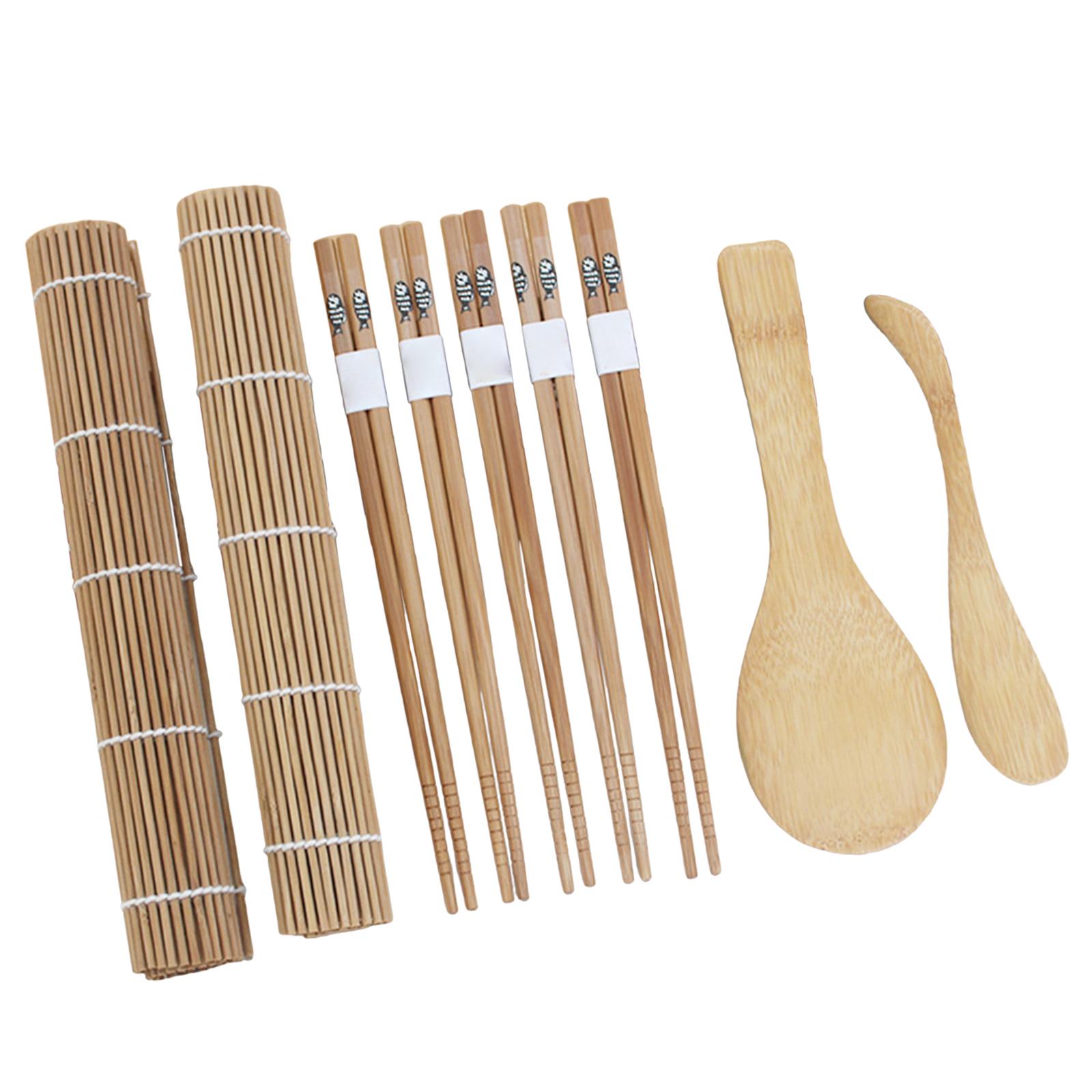 9 Pieces Sushi Making Set Bamb - Sushi Mat Bamboo recension och pris