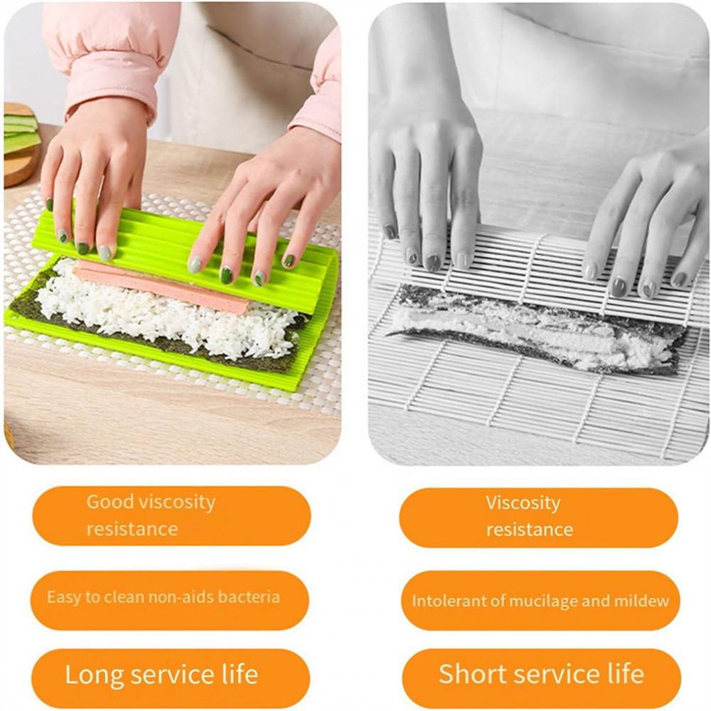 Hand Rolled Sushi Mold Silicon - Sushi Mat Bamboo recension och pris