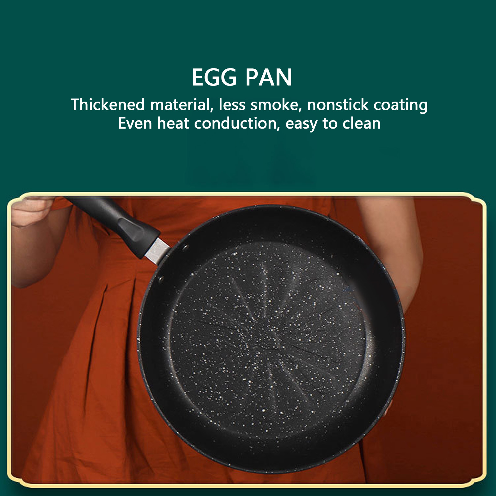 Frying Pan Stainless Steel Egg - Crepe Pan Nonstick recension och pris
