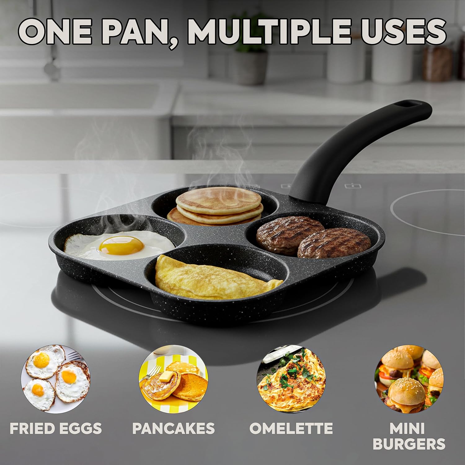 Egg Frying Pan Nonstick Pancak - Crepe Pan Nonstick recension och pris