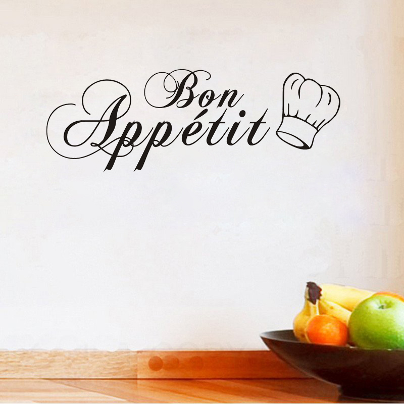 Elegant Bon Appétit Wall Decal - Home Cooking App recension och pris