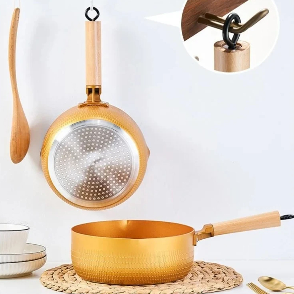 18/20/24cm Gold Soup pot Japan - Crepe Pan Nonstick recension och pris